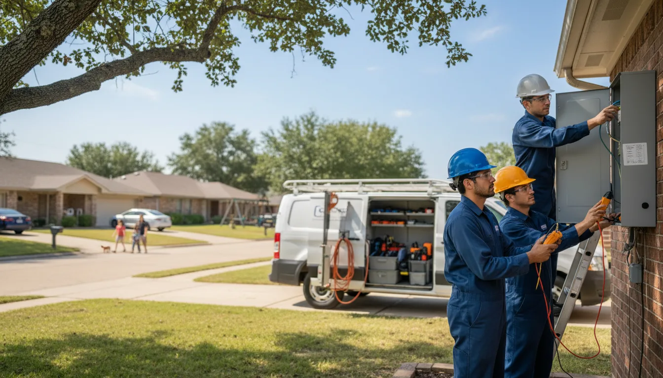 Certified electrician providing emergency electrical services in Gilberts, IL